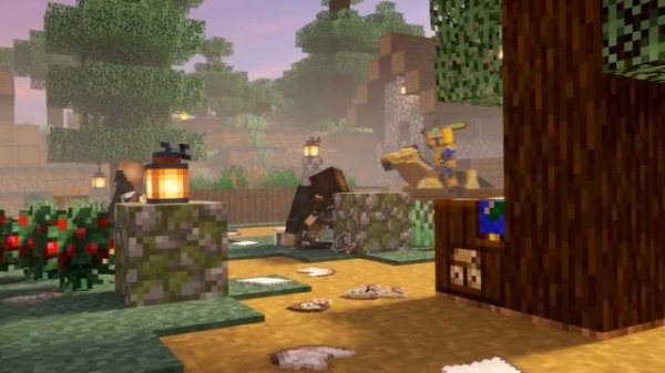 VILLAGE RAID - Alex and Steve Life (Minecraft Animation)