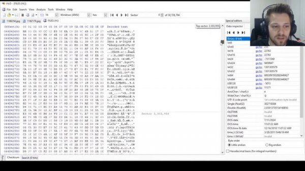 Data Recovery using Hex Editor HxD
