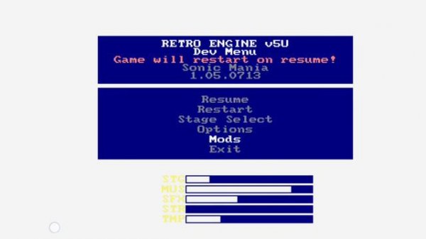 Sonic mania Android mods, visible touch controls