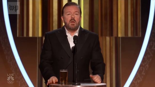 Ricky Gervais Roasts Hollywood At The 2020 Golden Globes | The Washington Post