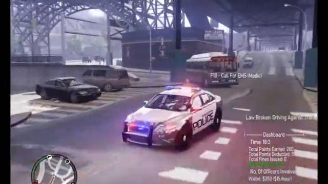 Neolux ENB & Taurus Police interceptor skin GTA IV смотреть онлайн
