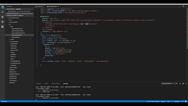 Adding Multiple Resources to Angular Scheduler смотреть онлайн