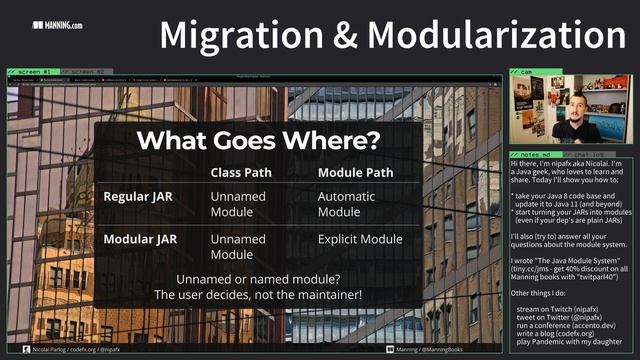 How to migrate non-modular code into modules in the Java Module System смотреть онлайн