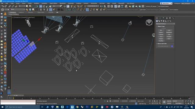 3DS Max - Convert Unique Objects To Instances - Plugin смотреть онлайн