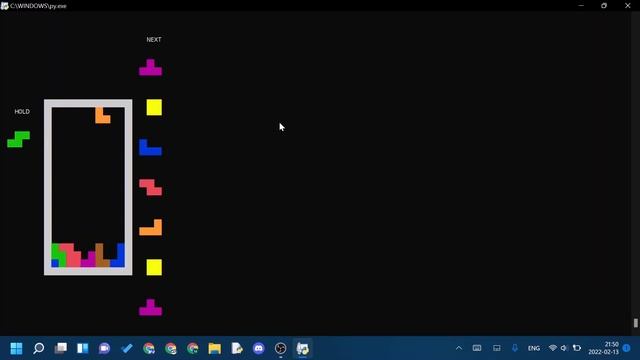 ASCII Tetris in Python! смотреть онлайн