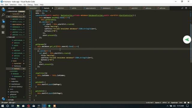 Tutorial Ionic 3 & SQLite Bag8 - Select Data смотреть онлайн