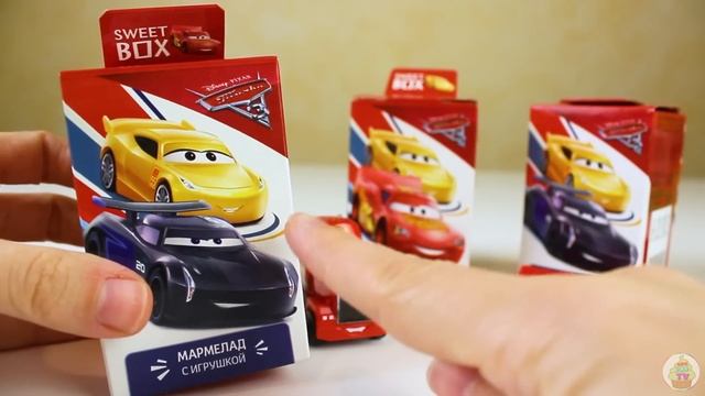 Видео для детей Тачки 3 Молния Маквин Игрушки Сюрпризы Видео про машинки Disney Cars 3 Surprise смотреть онлайн