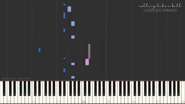 Rolling Like A Ball - Ludovico Einaudi (Piano Tutorial) смотреть онлайн