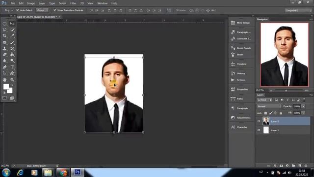 MESSI | MESSI UCHUN MAXSUS 3*4 RASM | 3*4 RASM TAYYORLASH PHOTOSHOPDA... смотреть онлайн