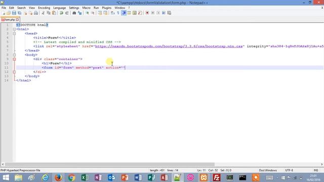 Tutorial 1 - Form Validation - Using javaScript and PHP - Part 1/9 Markup смотреть онлайн