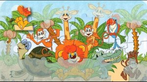 Львенок и Черепаха с друзьями - Пазлы для детей