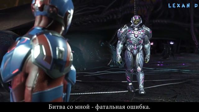Injustice 2 - Атом против Брейниака - Intros & Clashes (rus) смотреть онлайн
