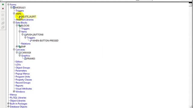 10-How to create Alert in oracle forms смотреть онлайн