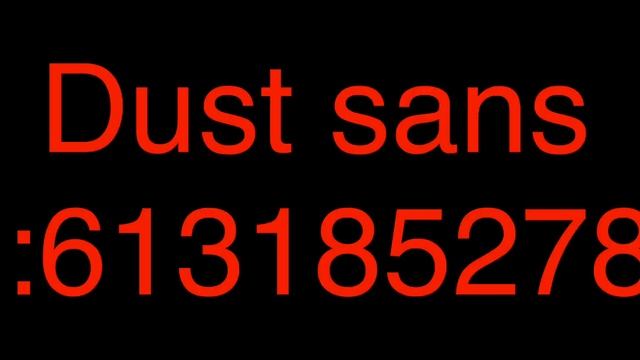 Sans aus and undertale image ids for roblox (part 1 sudden dust sans sans does not work) смотреть онлайн
