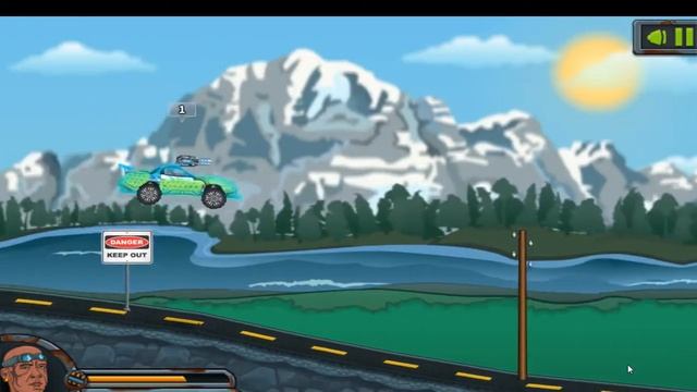 Мультик-игра Монстр Трак: Дорога ярости (Max fury death racer hacked ) смотреть онлайн