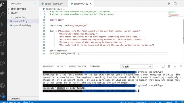 Natural Language Processing using Spacy in Python: Introduction смотреть онлайн