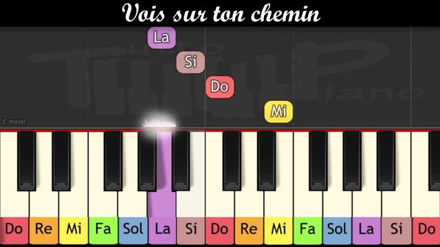 Les Choristes - Vois Sur Ton Chemin (Piano Très Facile Pour Enfants Ou Débutants)