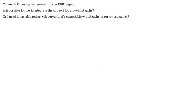 Solution for running asp and php the same time on windows XP? смотреть онлайн