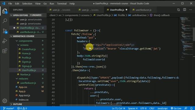 #37 Solving issues & unfollow user | MERN stack tutorial | Instagram clone смотреть онлайн