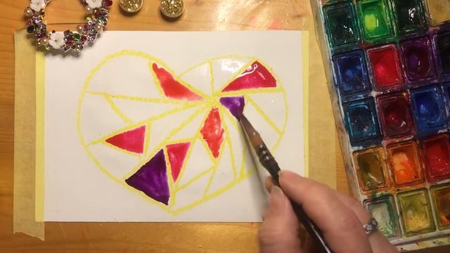 Сердце. Открытка для любимых. Нарисовать красивое сердечко с малышами смотреть онлайн