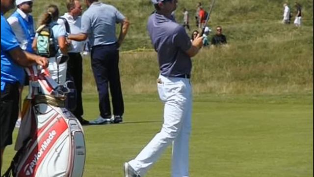 Justin Rose golf swing - Long Iron & Driver from the fairway (face-on views), July 2017. смотреть онлайн