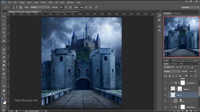 Guardian of lightning : Photoshop Fantasy Tutorial (7ack Fantasy Art) смотреть онлайн