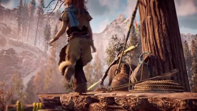 Horizon zero dawn #начало,на нормале, ТРЕНИРОВКА ЭЛОЙ К СРАЖЕНИЯМ смотреть онлайн