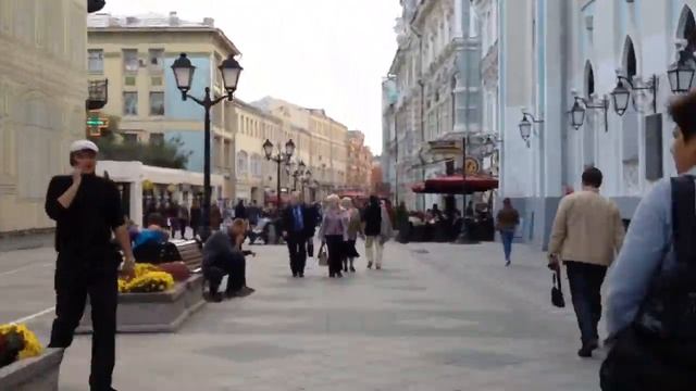 Пешеходная зона на Никольской улице смотреть онлайн