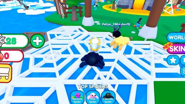 ЭВОЛЮЦИЯ ПАУКА! Симулятор ПАУКОВ! ПАПА стал ЧЕЛОВЕК-ПАУК в Be a Spider Tycoon ТРИ УРОВНЯ за 10 мину смотреть онлайн