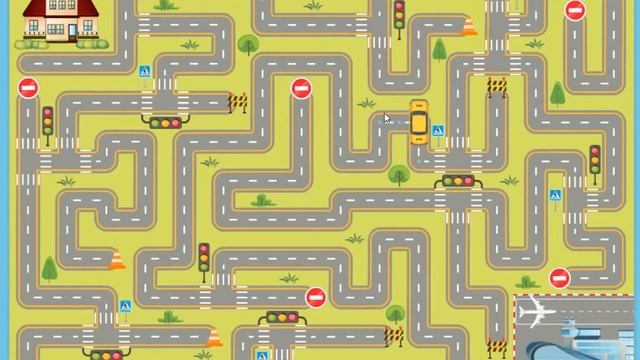 Познавательные игры. Лабиринт Такси. Играемся.ру смотреть онлайн