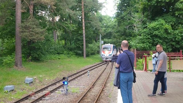 Поезд Московской детской железной дороги 2022-06 4k60fps смотреть онлайн