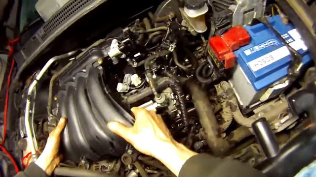 Nissan Qashqai LPG STAG Qnext & TAP 03 2 демонтаж впускного колектора смотреть онлайн