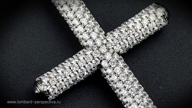 CRIVELLI КРЕСТ С БРИЛЛИАНТАМИ смотреть онлайн