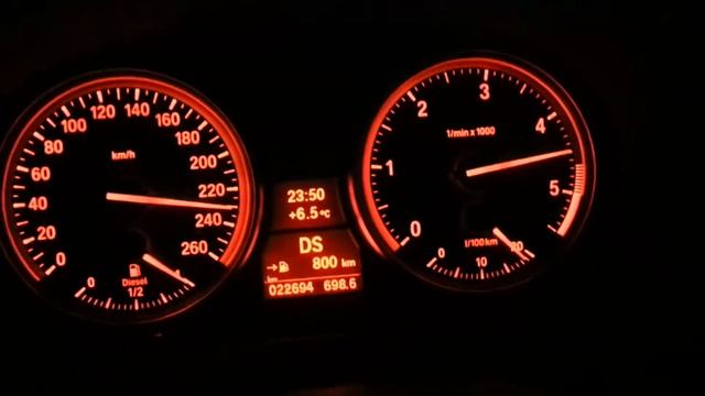 BMW X1 25d XDrive E84 0-236 Km/h (V-Max)
