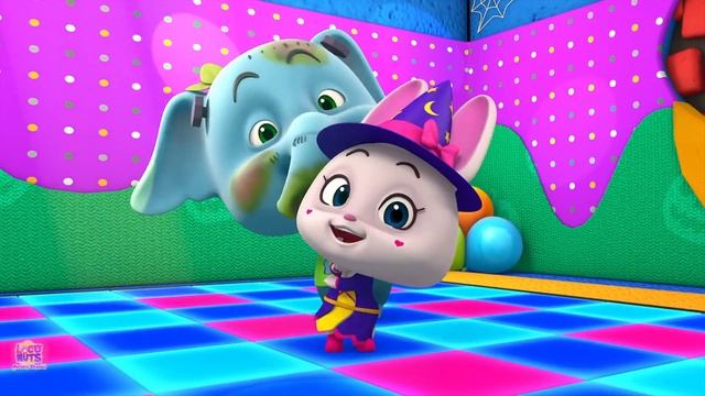 Monster Party | Spooky Nursery Rhymes | Halloween Songs For Kids with Loco Nuts смотреть онлайн