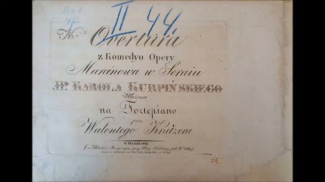 Karol Kurpiński • Uwertura do opery "Marcinowa z Dunaju w Stambule w seraju" (1812) смотреть онлайн