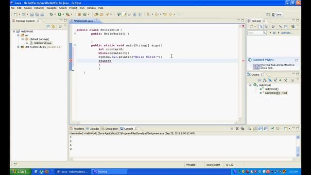 Intro to Java Programming Ep2: Counters and While statement смотреть онлайн