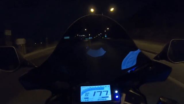 Yamaha R3 2019 от 0-180.Максимальная скорость.(Top speed) смотреть онлайн