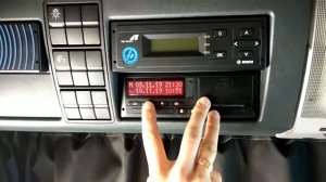 Тахограф | Режим труда и отдыха | Ручной ввод данных.