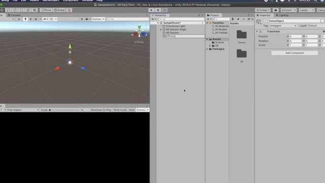 How To Create A Simple AR Face Paint App Using Unity смотреть онлайн