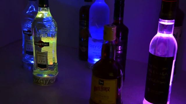 Очень красивая подсветка для бутылочек / wireless bottle lighting RAMLIGHT смотреть онлайн