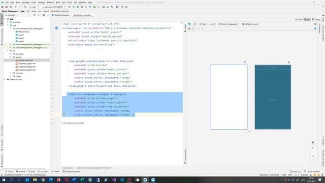 ? Create a Android Tabbed Activity with new ViewPager2 and Fragments смотреть онлайн