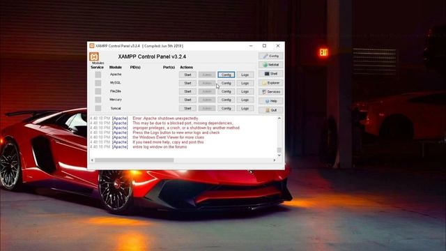 How to fix Xampp Apache shutdown unexpectedly | Xampp Apache not starting смотреть онлайн