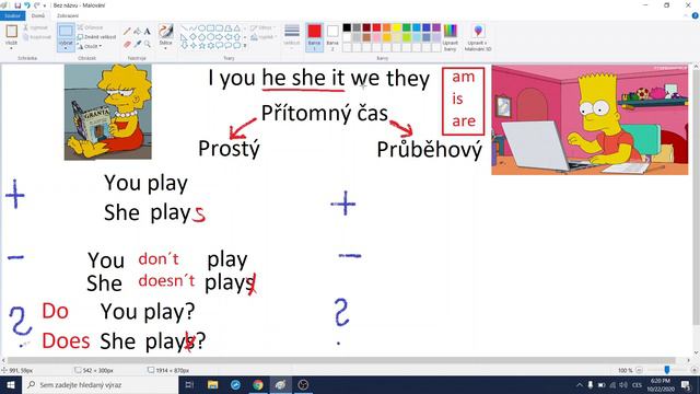 Přítomný čas prostý a průběhový (Present simple/Present continuous) смотреть онлайн