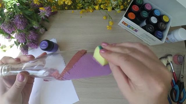 Мастер-класс по ДЕКУПАЖУ. (Бутылочки) смотреть онлайн
