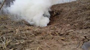 Самодельная дымовая шашка. испытание дымовой шашки.