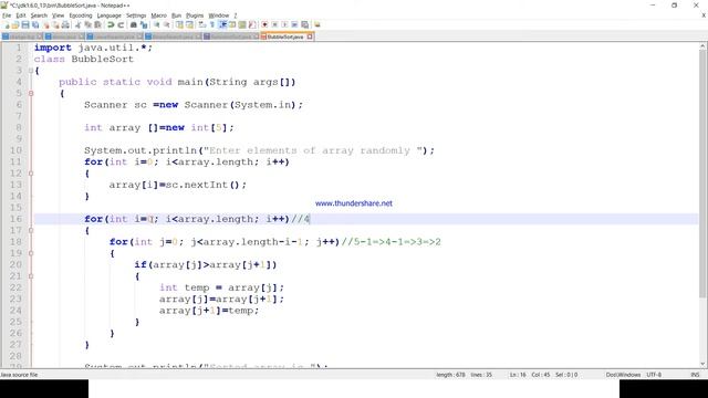 Bubble Sort In Java Programming смотреть онлайн