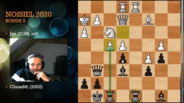 Chessmi en tournoi : Noisiel - Ronde 5, nouveau maître fide, Partie à rebondissements! смотреть онлайн