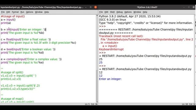 Python input() function смотреть онлайн