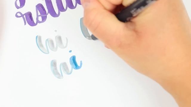 Zig Kuretake Fudebiyori Metallic Brush Pen Review for Handlettering смотреть онлайн